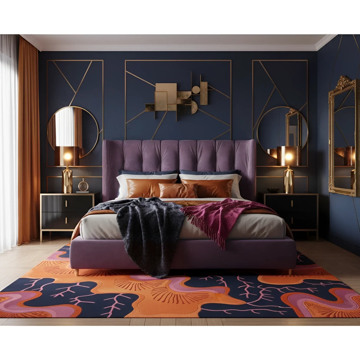 Tidal Bloom Hand Knotted Rug