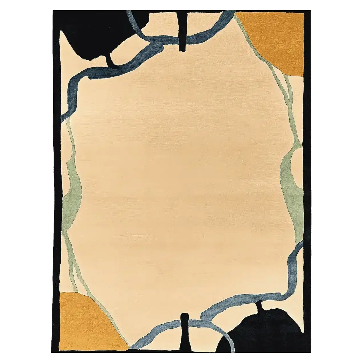 Topographic Vein Field Hand Tufted Rug