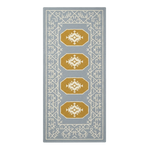Tribal Motif Hand Tufted Wool Runner Rug