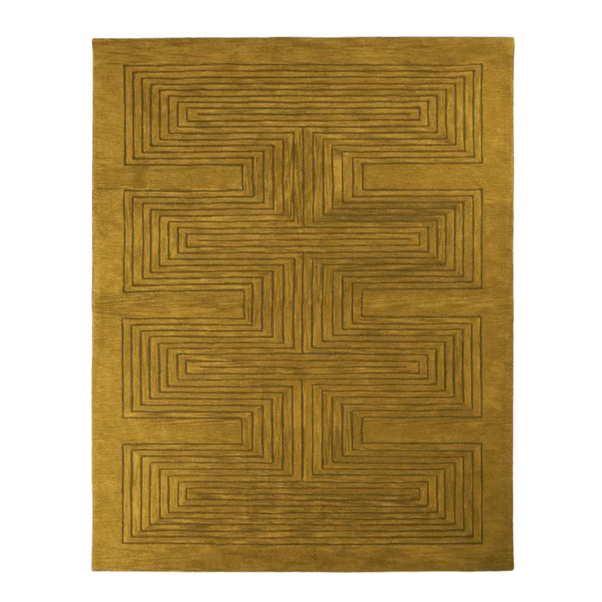 Turmeric Artic Geo Modern Hand Tufted Wool Rug