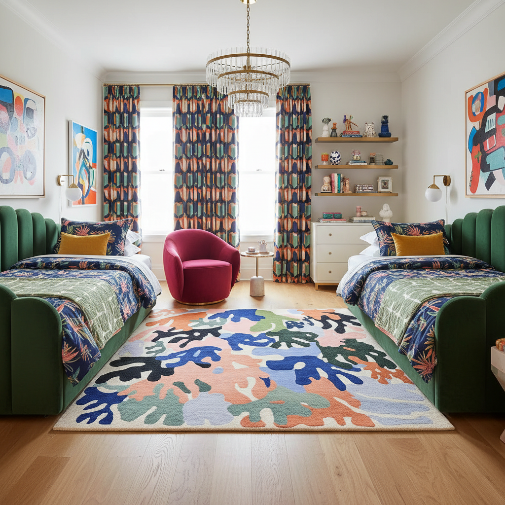 Underwater Eden Hand Tufted Rug