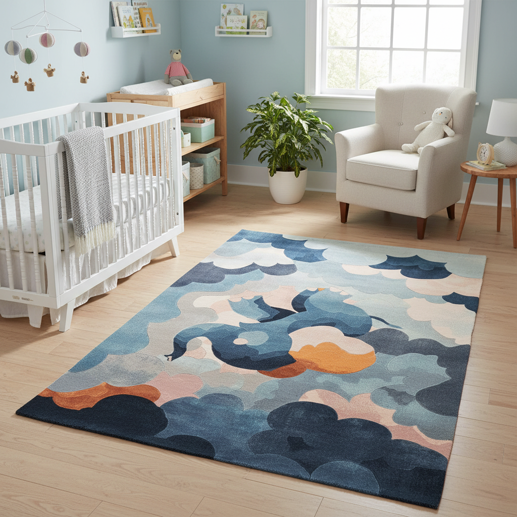 Up and Away Hand Tufted Rug