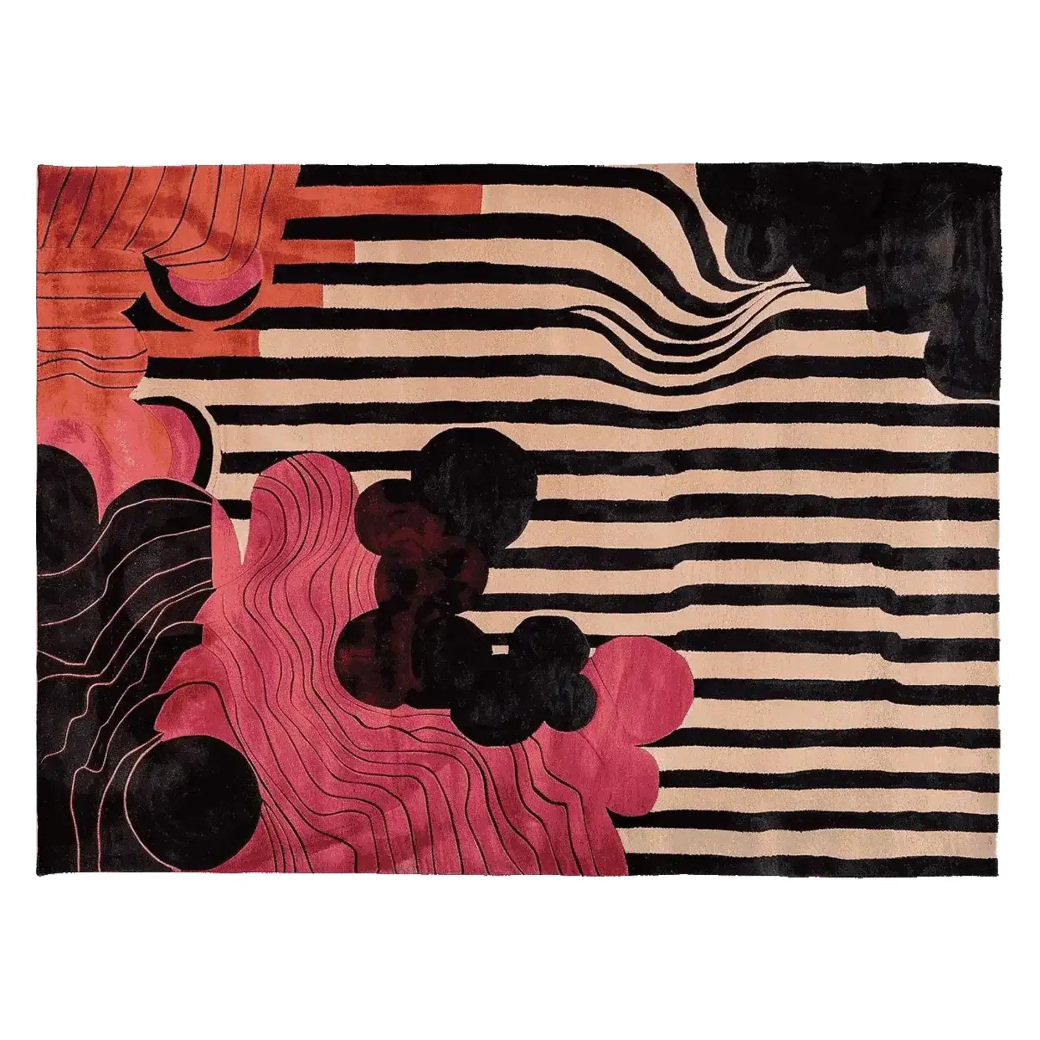 Velvet Rhythm Hand Tufted Rug