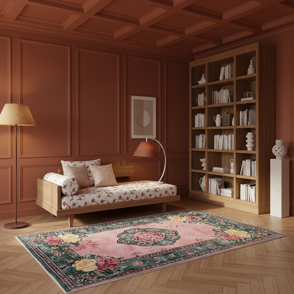 Victorian Bloom Hand Tufted Wool Rug