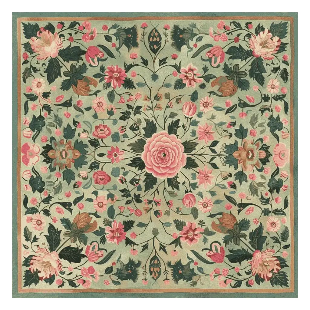 Vinework Blossom Field Hand Tufted Rug