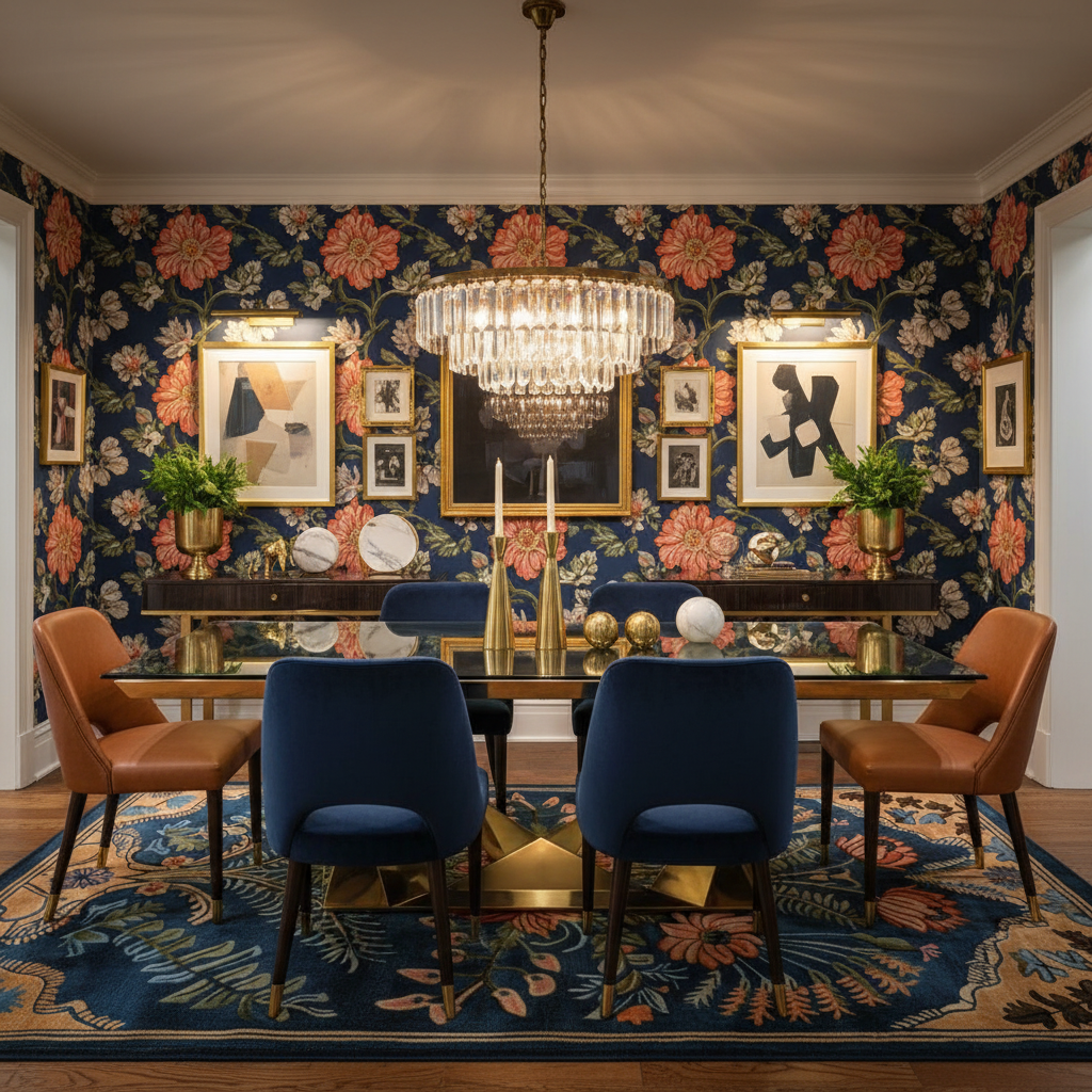 Vintage Aurum Garden Hand Tufted Rug