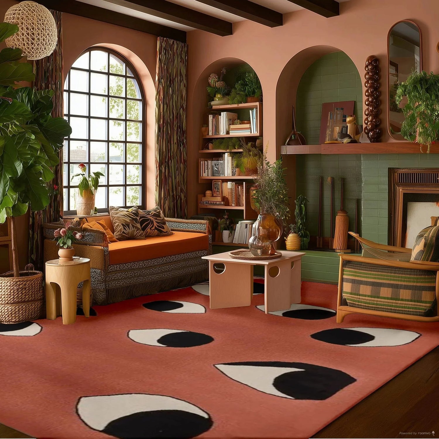 Watching Your Rug Hand Tufted Rug