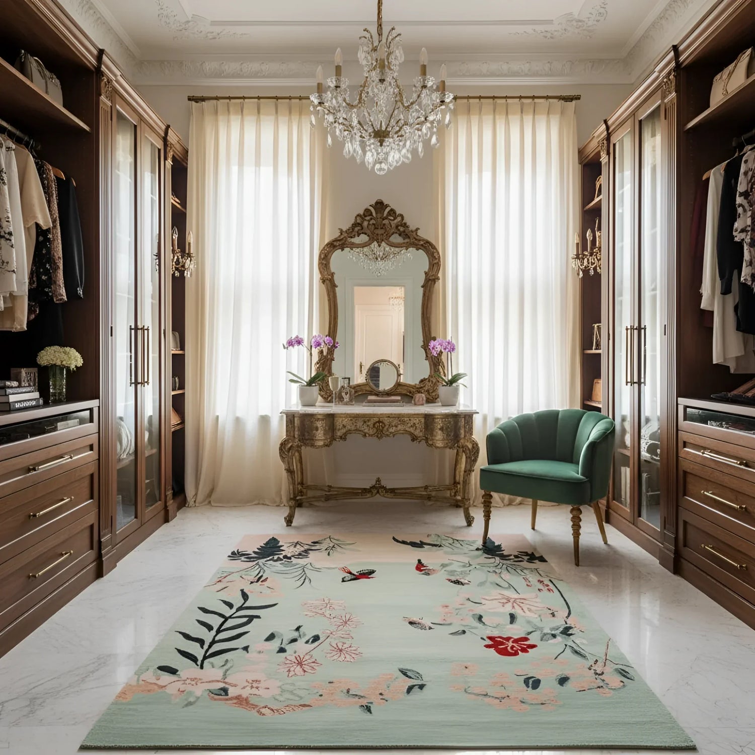 Whimsy Garden Serenade Hand Tufted Rug