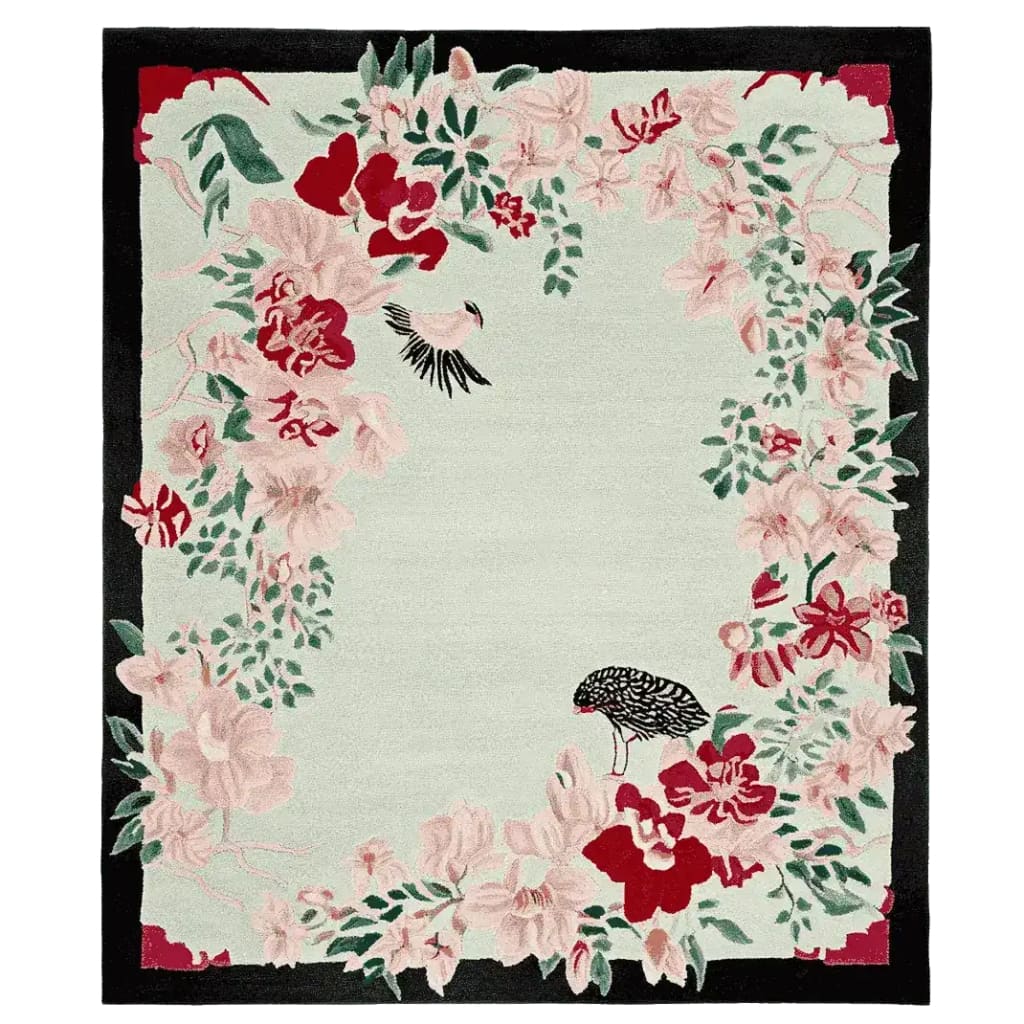 Whispering Bloom Tale Hand Tufted Rug