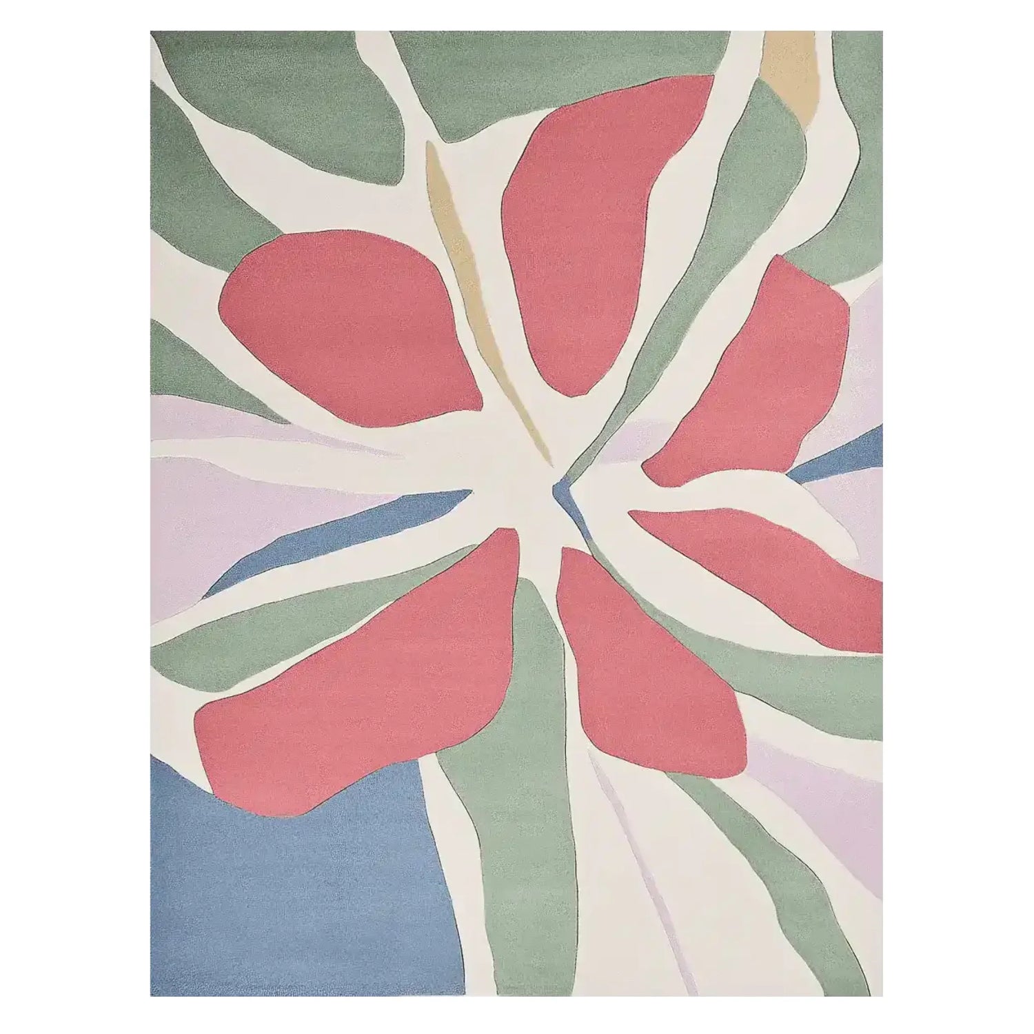 Whispering Petal Hue Hand Tufted Rug