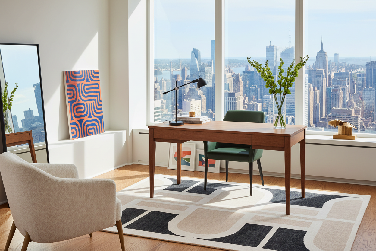 Whispering Sands Knotted Wool Rug