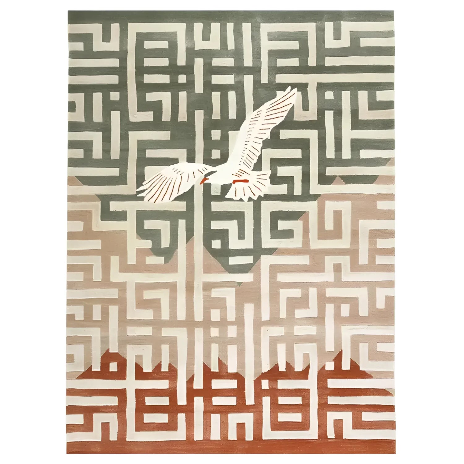 Whispering Sky Hand Tufted Wool Rug
