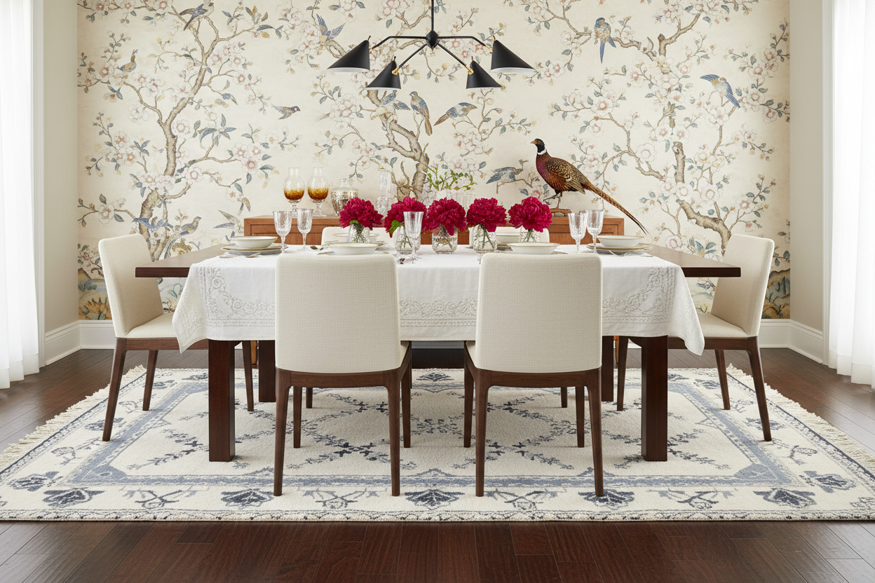Whispering Vines Hand Knotted Rug