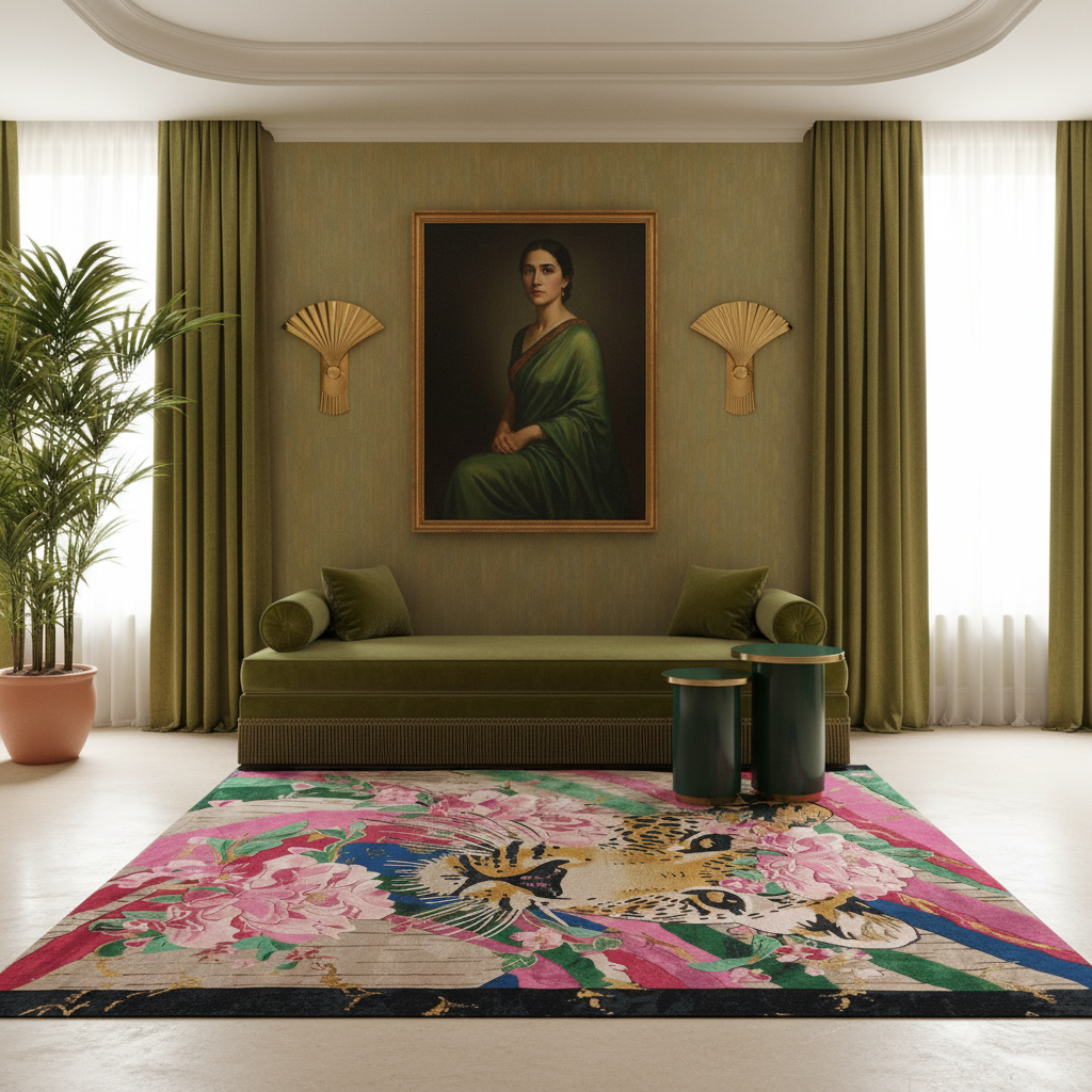 Whispers of Wildness Hand Tufted Rug