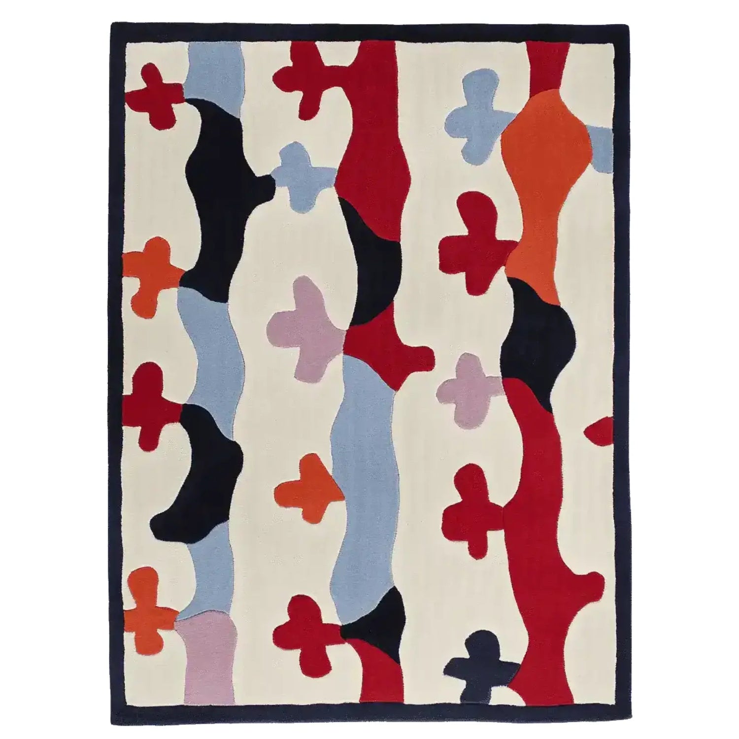 Wiggly Color Jam Hand Tufted Rug
