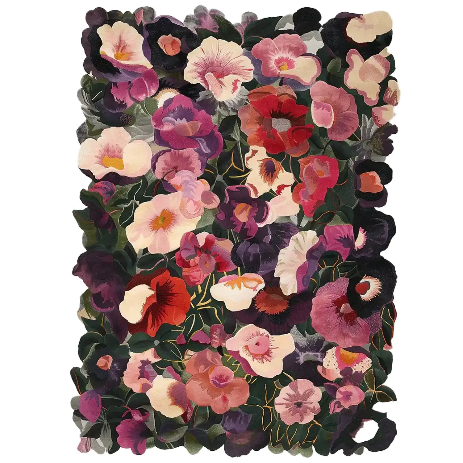 Wild Garden Hand Tufted Wool Rug