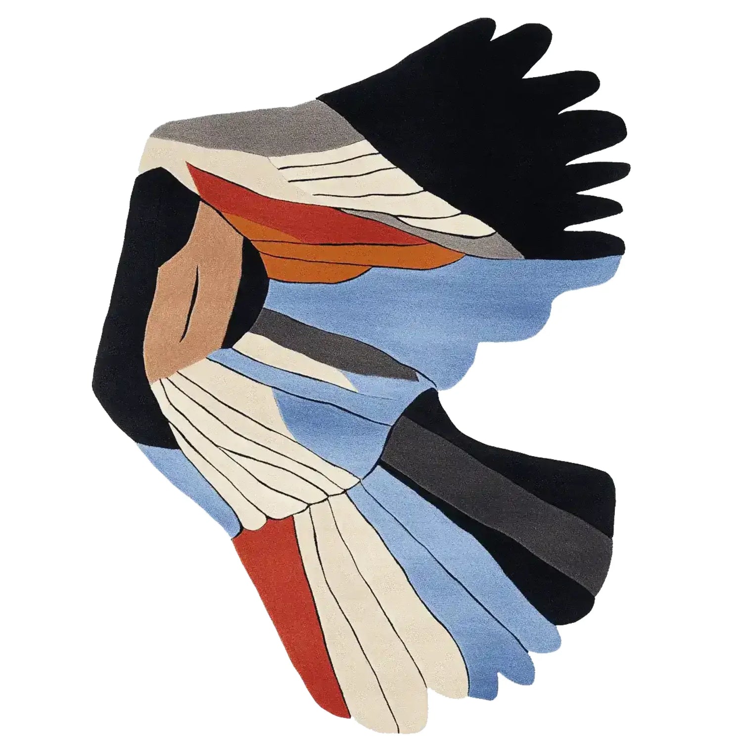 Wing Span Echo Hand Tufted Rug