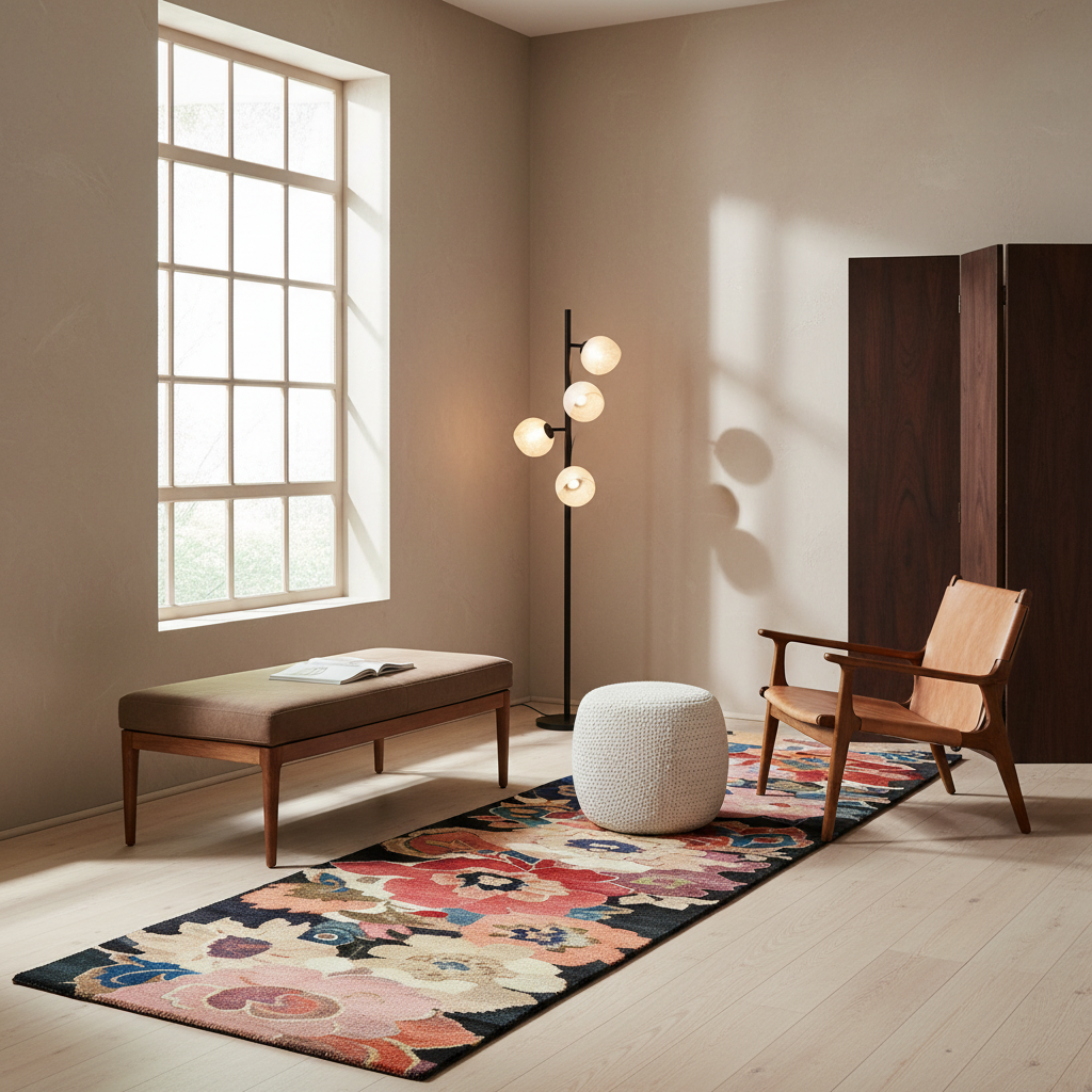 Zenith Bloom Hand Tufted Wool Rug